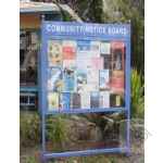 Outdoor Lockable Notice Board 150cm x 120cm (5ft x 4ft)