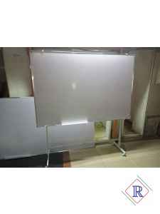 Portable Single Sided Free Standing White Board 240cm x 120cm (8ft x 4ft)
