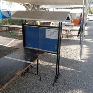 Outdoor Canopy Lockable Notice Board 120cm x 90cm (4ft x 3ft)