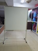 Portable Double-Sided Rotational White Board 120cm x 120cm (4ft x 4ft) - Image 11