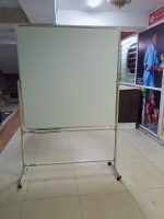 Portable Double-Sided Rotational White Board 120cm x 120cm (4ft x 4ft) - Image 9
