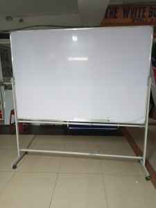Portable Single Sided White Board 150cm x 120cm (5ft x 4ft) - Image 9