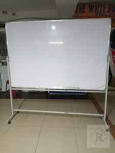 Portable Single Sided White Board 180cm x 120cm (6ft x 4ft) - Image 7