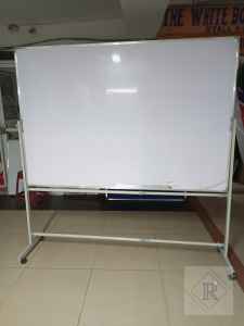 Portable Single Sided White Board 180cm x 120cm (6ft x 4ft) - Image 8