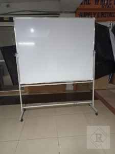 Portable Single Sided White Board 120cm x 90cm (4ft x 3ft) - Image 8