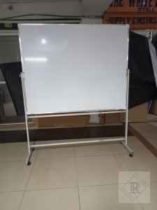 Portable Single Sided White Board 120cm x 90cm (4ft x 3ft) - Image 7