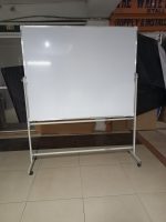 Portable Double Sided Rotational White Board 120cm x 90cm (4ft x 3ft) - Image 9