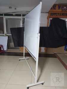Portable Single Sided White Board 150cm x 120cm (5ft x 4ft)