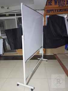 Portable Single Sided White Board 180cm x 120cm (6ft x 4ft) - Image 12