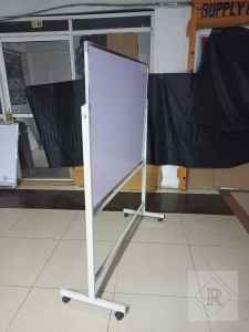 Portable Single Sided White Board 180cm x 120cm (6ft x 4ft) - Image 14