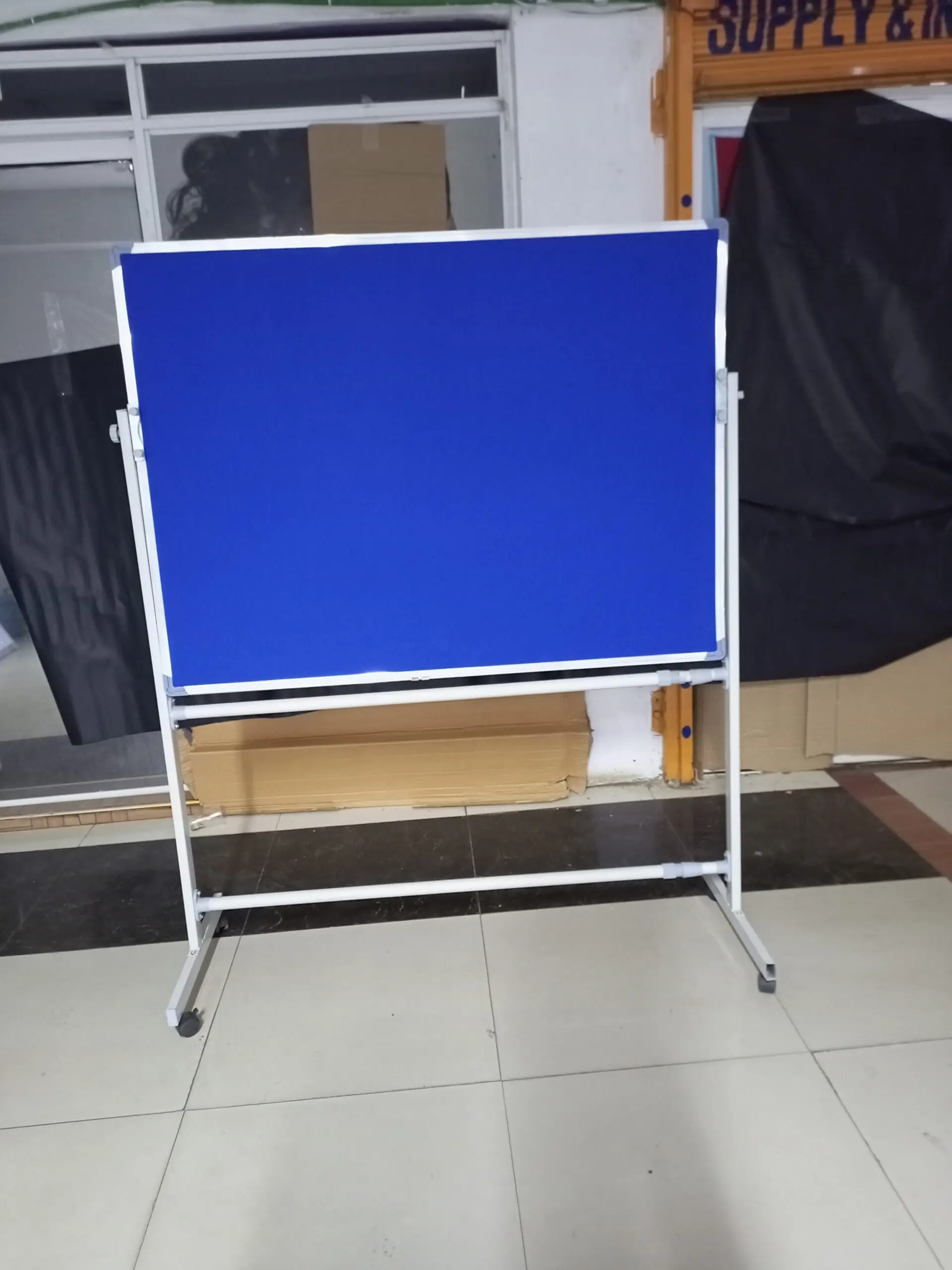 IMG_20230425_181554_827 Heavy Duty Free Standing Notice Board 120cm x 90cm (4ft x 3ft) - Image 4