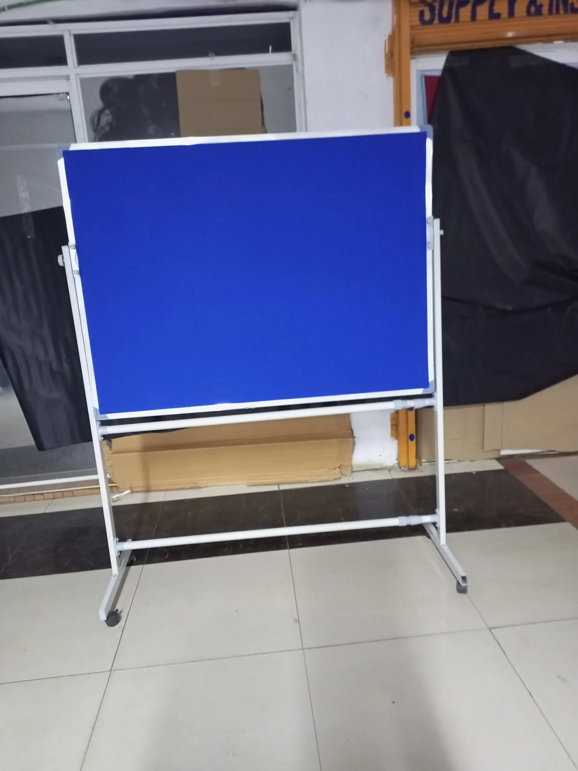 IMG_20230425_181558_423 Heavy Duty Free Standing Notice Board 120cm x 90cm (4ft x 3ft) - Image 8