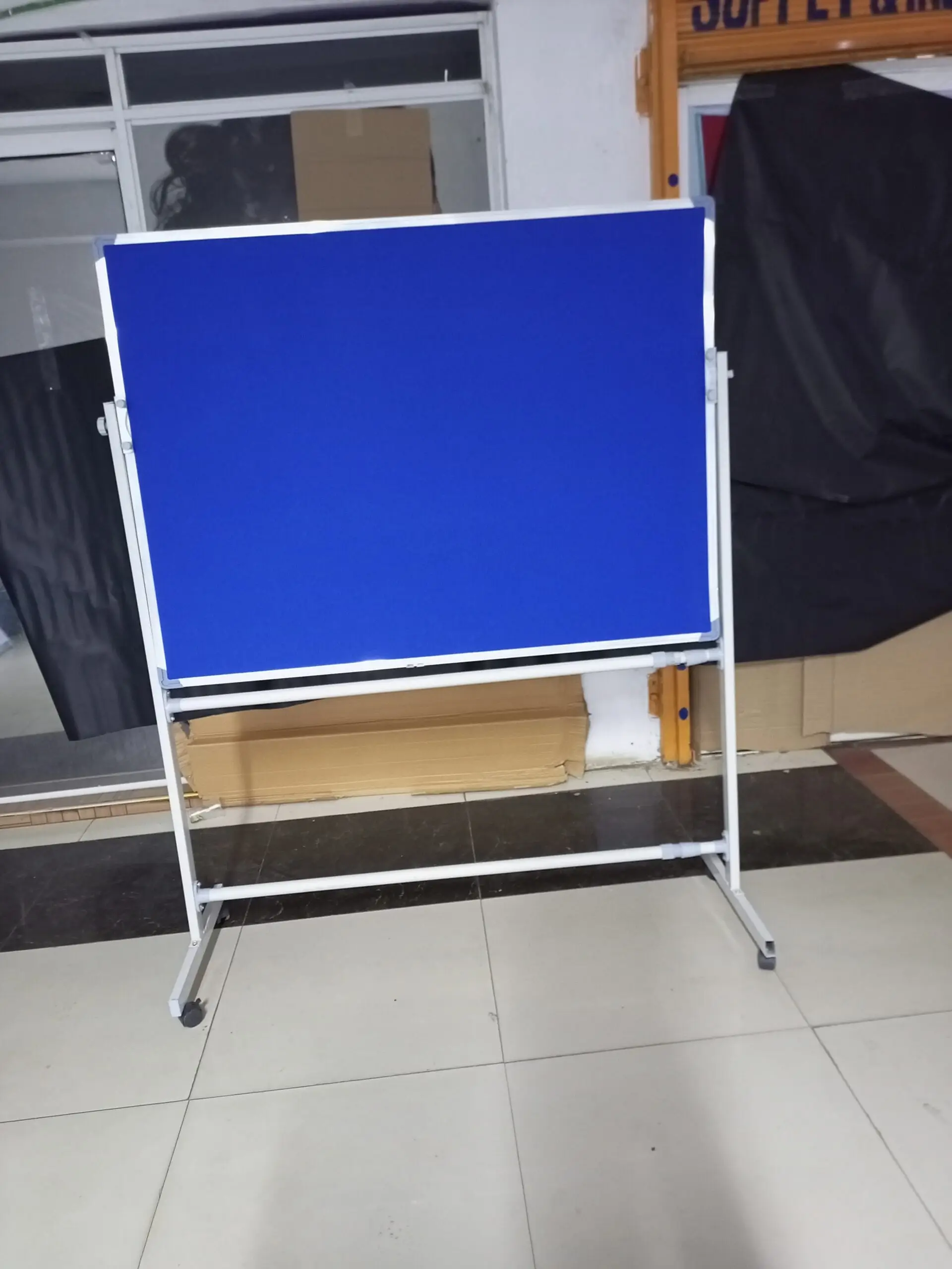 IMG_20230425_181601_418 Heavy Duty Free Standing Notice Board 120cm x 90cm (4ft x 3ft) - Image 2