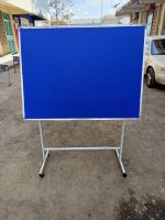 Heavy Duty Free Standing  Notice Board 150cm x 120cm (5ft x 4ft)