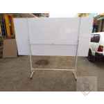 Portable Double Sided Rotational White Board 240cm x 120cm (8ft x 4ft) - Image 2