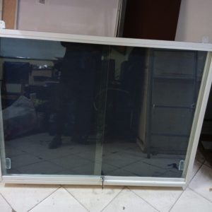 Indoor Lockable  Notice Board 240cm x 120cm (8ft x 4ft)