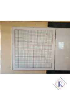 Heavy duty laminated graph board