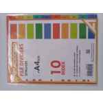 File Dividers PVC Index 10