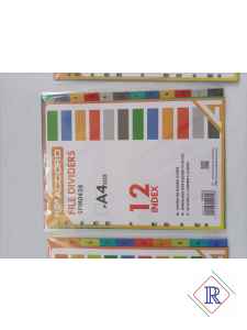 File Dividers PVC Index 1-12