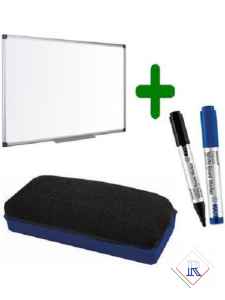 Imported Magnetic White Board 120cm x 120cm With Free Duster And 2 Markers