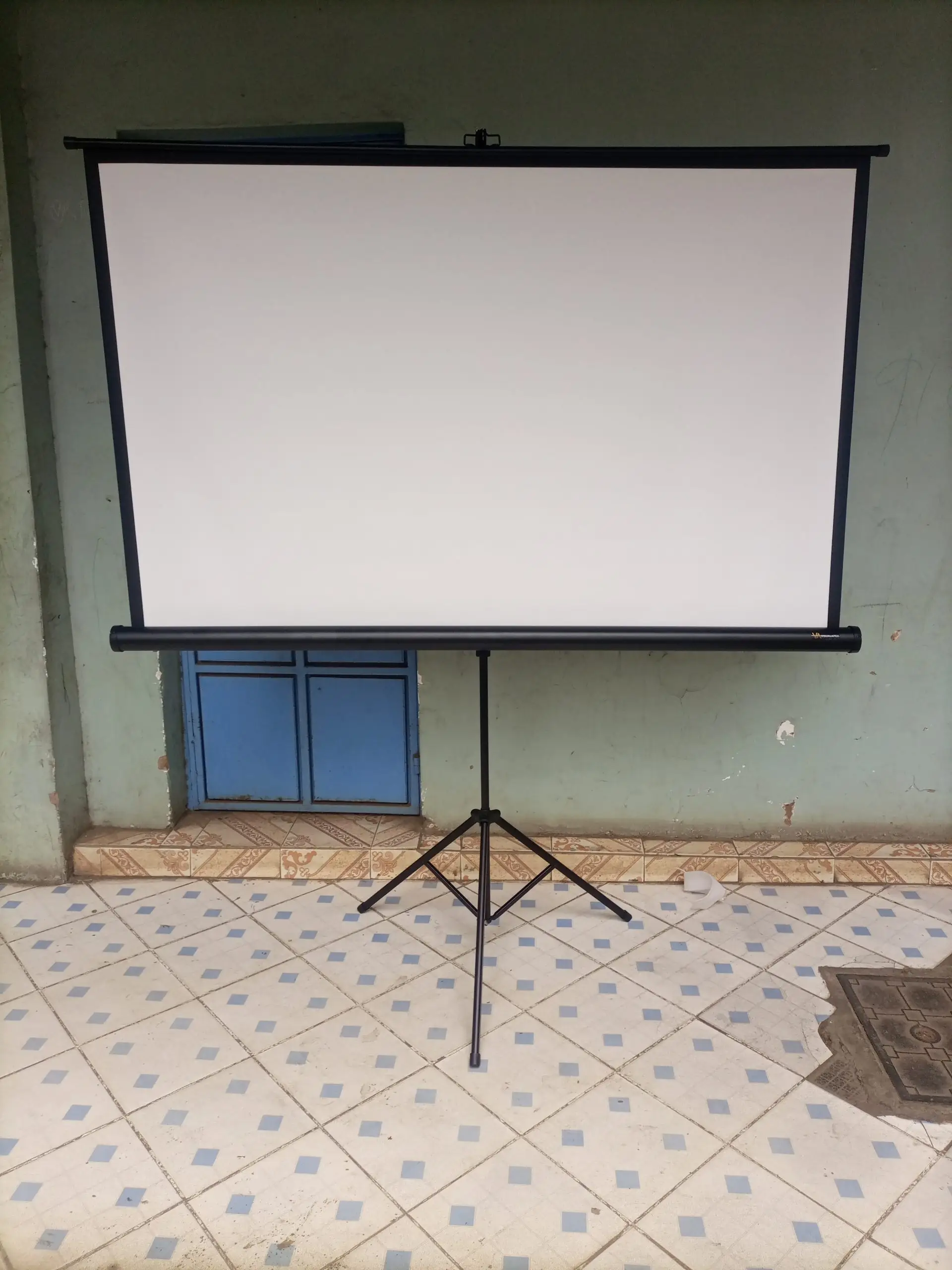 IMG_20230728_161801_058 Projection Screen 96Inch x 96Inch With Tripod Stand - Image 1
