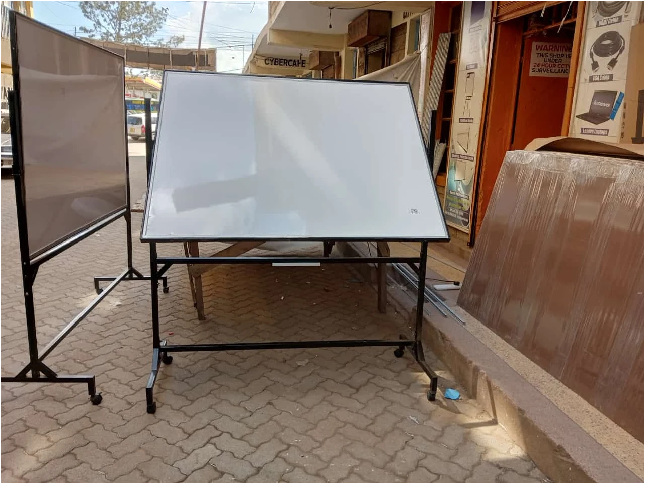 WhatsApp Image 2025-02-20 at 10.47.41 AM(1) Rotational White Board 6ft x 4ft Double-sided - Image 1