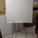 White  Board With Tripod Stand 120cm x 120cm (4ft x 4ft)