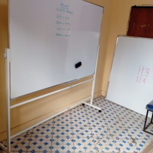 Portable White Board Magnetic With Pens and Eraser (180cm x 120cm)
