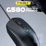 T-WOLF G580 Wired Ergonomic Mouse - Image 6